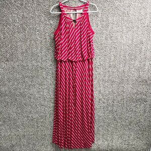 calvin klein maxi dress pink calvin klein pink dress